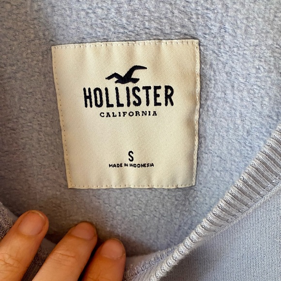Hollister Daisy Crewneck Crop Sweatshirt - Picture 6 of 7